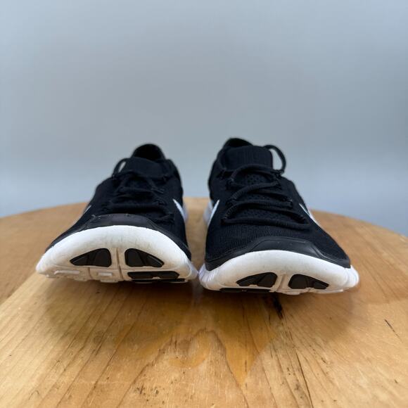 Nike Free 5.0+ Flyknit Women's Size 8.5 Shoes Black Running Sneakers 615806-010 - Picture 2 of 9